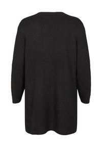 Zizzi LANGE MIT TASCHEN - Adīta jaka - black