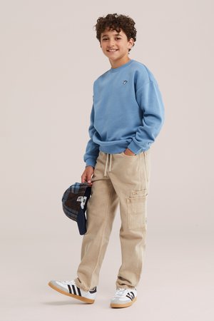 WE Fashion, BLUE RIDGE - Jean droit - beige