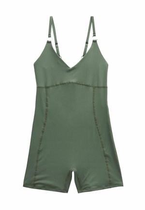 Next STRAPPY SHORT UNITARD SHAPING REGULAR FIT - Badpak - khaki green