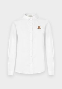 MIO L/S EMBROIDERY NOOS - Bluza s gumbima - white