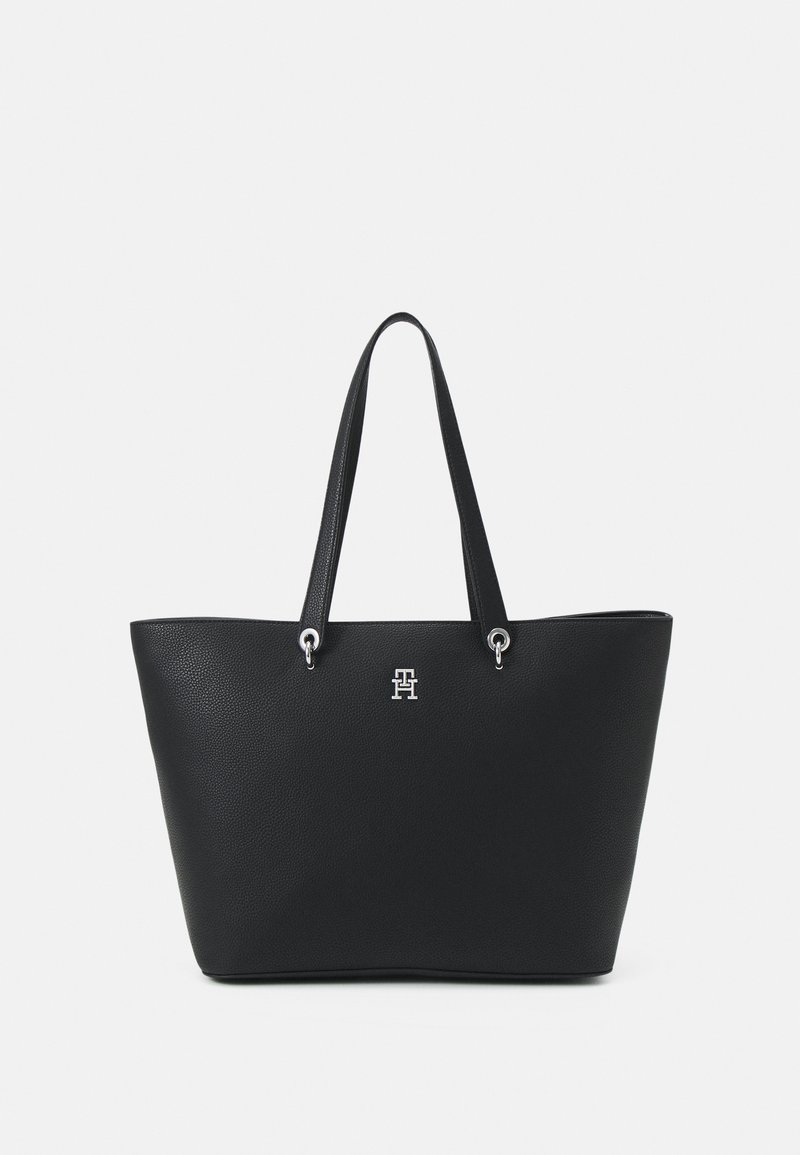 Tommy Hilfiger EMBLEM TOTE - Cabas - black