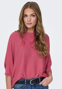 JDY JDYNEW BEHAVE BATSLEEVE - Strickpullover - rosa