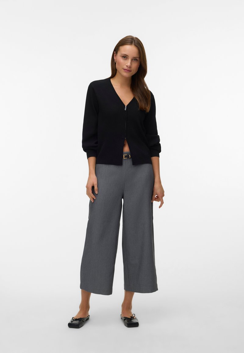 Vero Moda Broek grijs gemêleerd