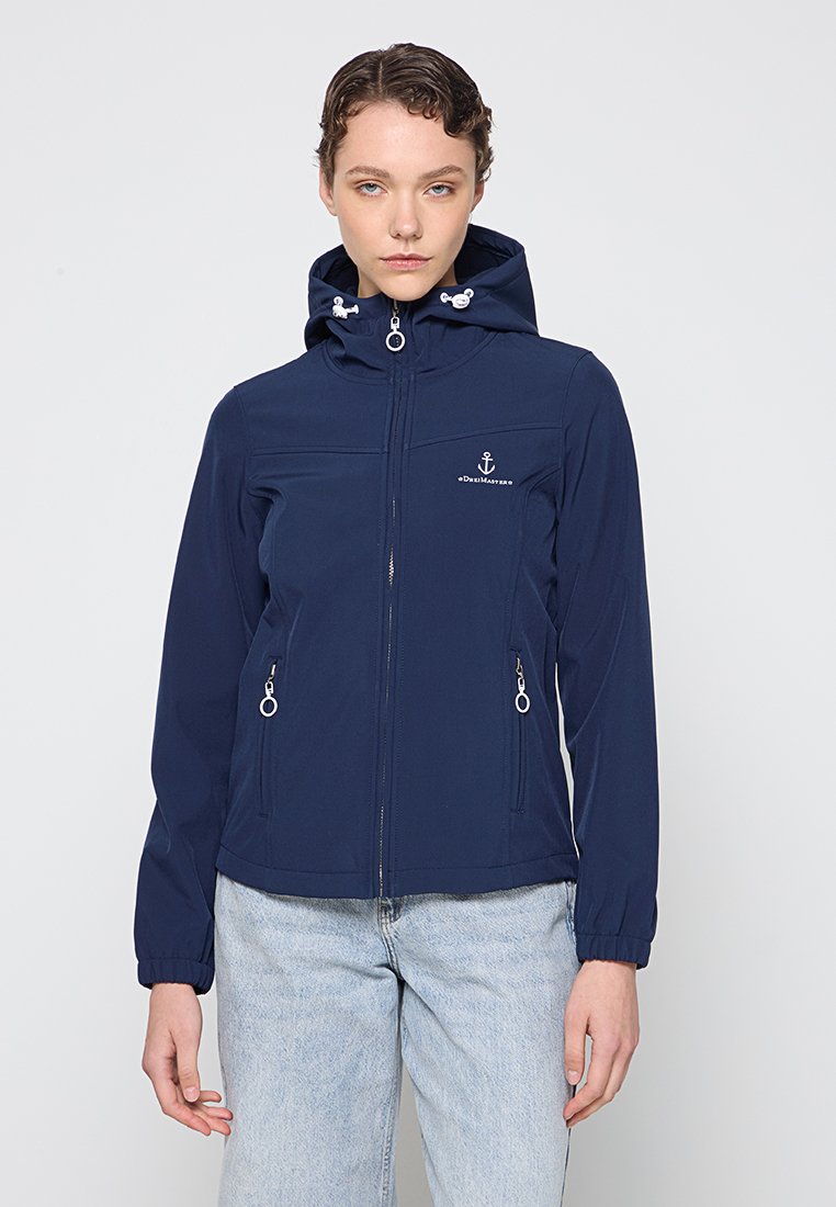 dreimaster Outdoorjas donkerblauw