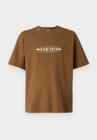 RELAXED TEE - Print T-shirt - brown