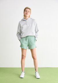 Carhartt WIP HOODED - Felpa - basalt/white