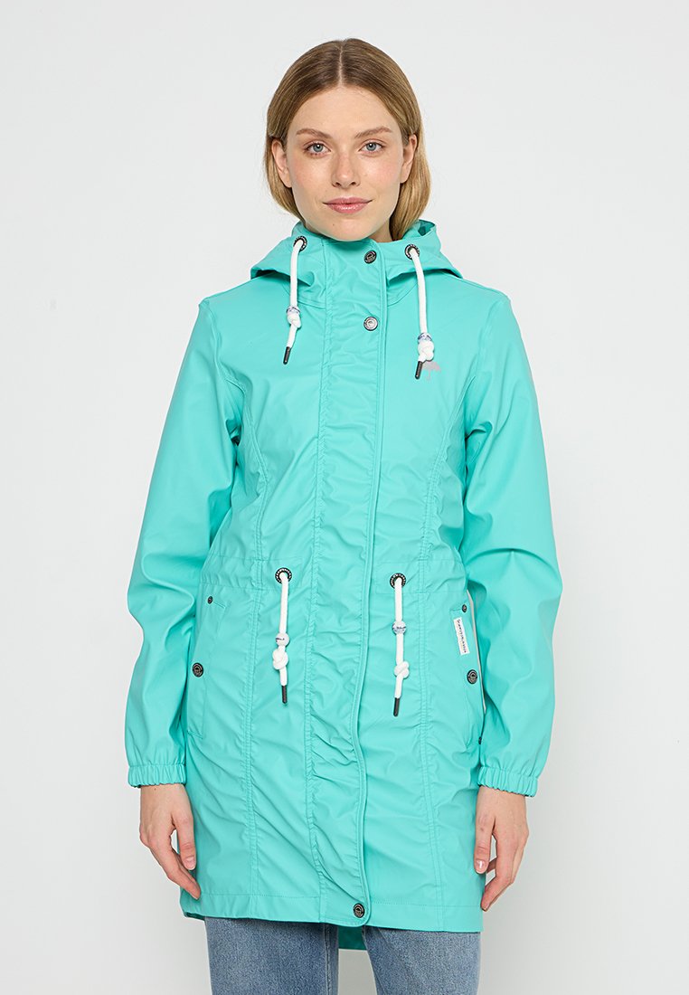 Schmuddelwedda Regenjas turquoise