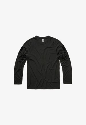 Brandit, QUICK DRY SHIRT LONGSLEEVE - Hosszú ujjú felső - black
