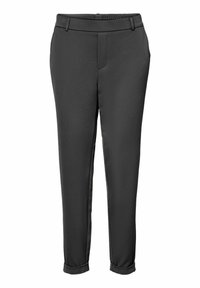 Vero Moda VMMAYA MR SOLID NOOS - Stoffhose - dark grey melange/dunkelgrau