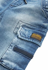 Next COMFORT CARGO JEANS - Tapered-Farkut - mid blue denim
