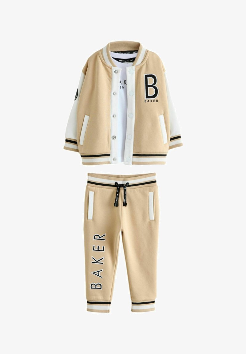 Baker by Ted Baker VARSITY PIECE SET - REGULAR FIT - Pantalon de survêtement - neutral