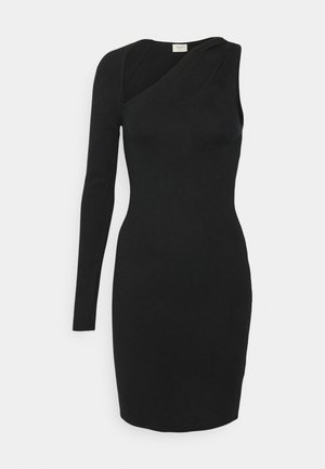 Abercrombie & Fitch CUTOUT MIDI - Džemperkleita - black