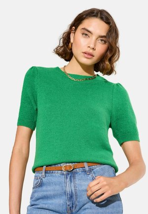REGULAR FIT-PUFF SLEEVE - T-shirt basic - green