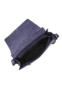 Námořnická sukně kabela s jednou přihrádkou, zipovým uzávěrem a látkovou podšívkou. Má hladkou texturu a nastavitelný popruh.