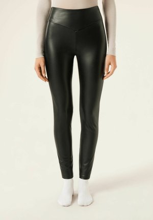 Leggings - Stockings - black