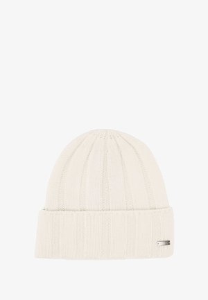 bugatti, FAKE FUR COLLAR IN PATCHWORK DESIGN - Mütze - off white