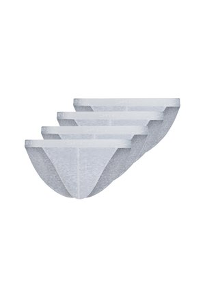 4ER PACK - Trusser - silver melange