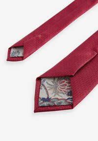 Next SET - Krawatte - mottled red
