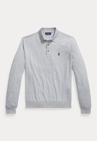 COTTON POLO-COLLAR SWEATER - Πουλόβερ - andover heather