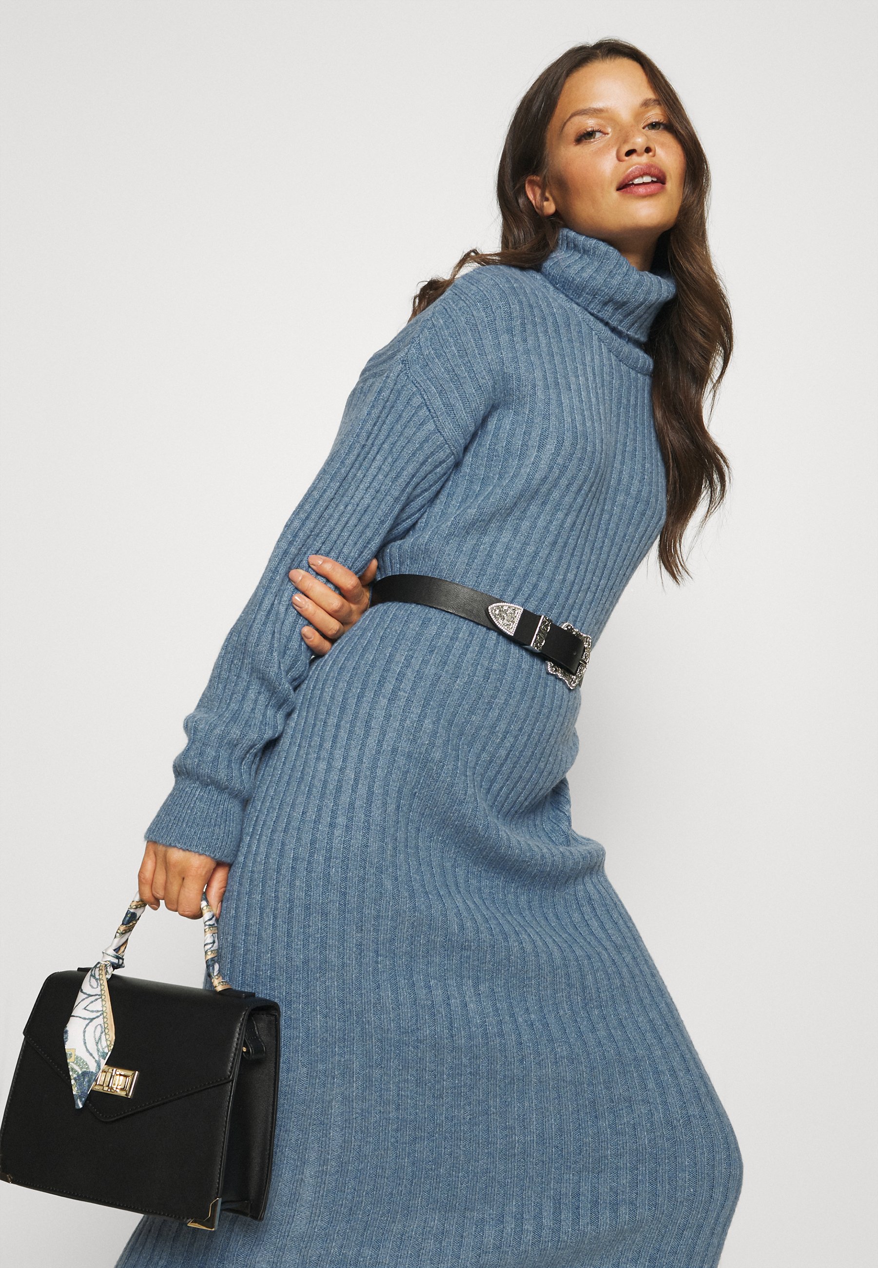 midi dress and jumper