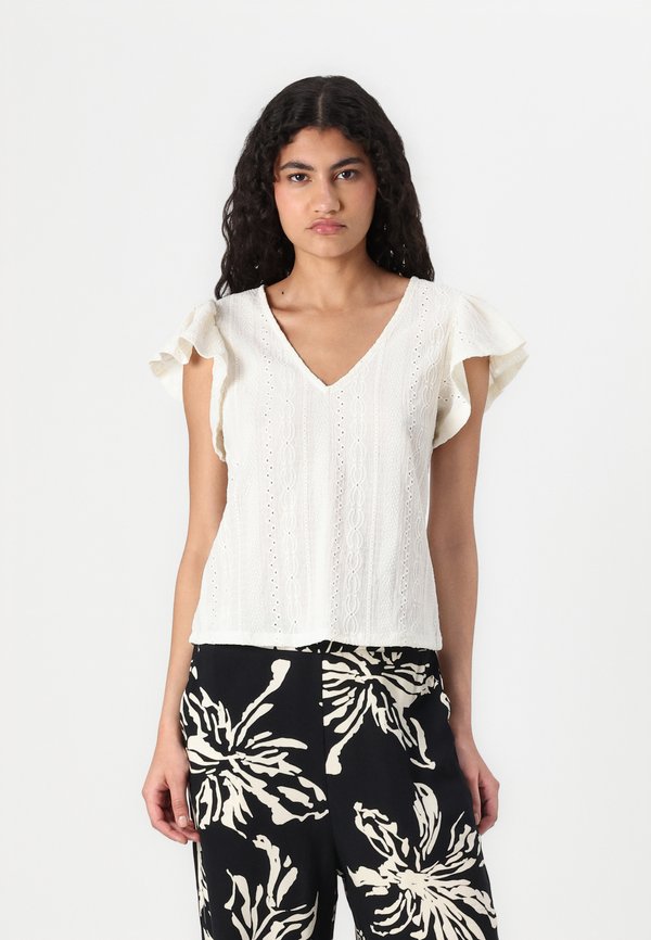 VILINDA V NECK - Bluse - birch