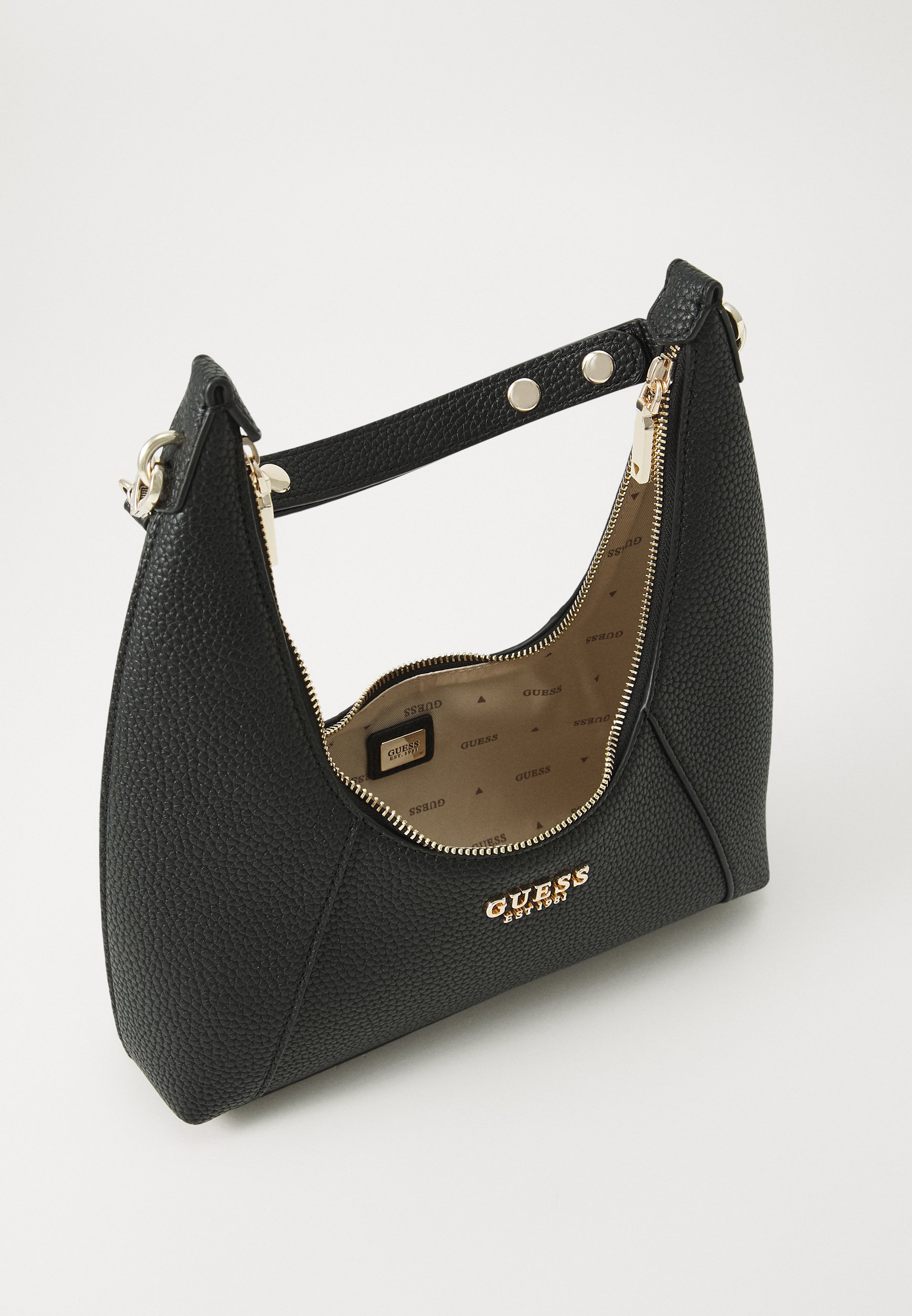 Guess CALISTA TOP SHOULDER BAG - Geantă de mână - black/negru
