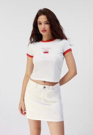 Print T-shirt - white
