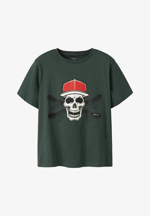 Name it, T-SHIRT REGULAR FIT - T-shirt imprimé - garden topiary