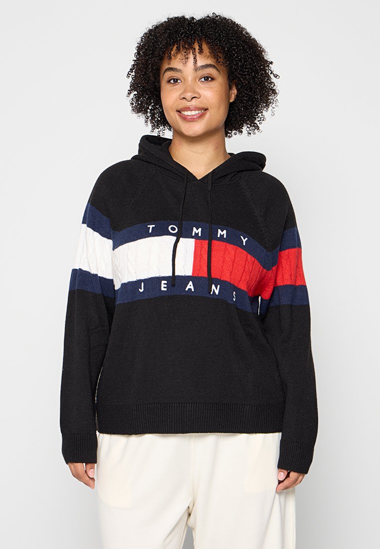 Tommy Jeans Hoodie zwart Tommy Jeans Hoodie zwart