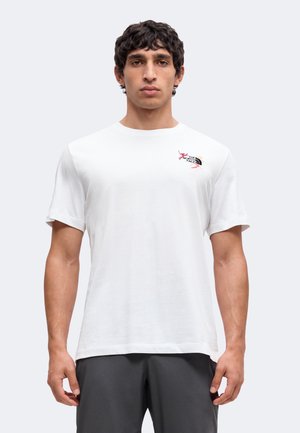 The North Face, OFF PISTE RELAXED SHORT SLEEVE TEE GRAPHIC UNISEX - Спортна тениска - white