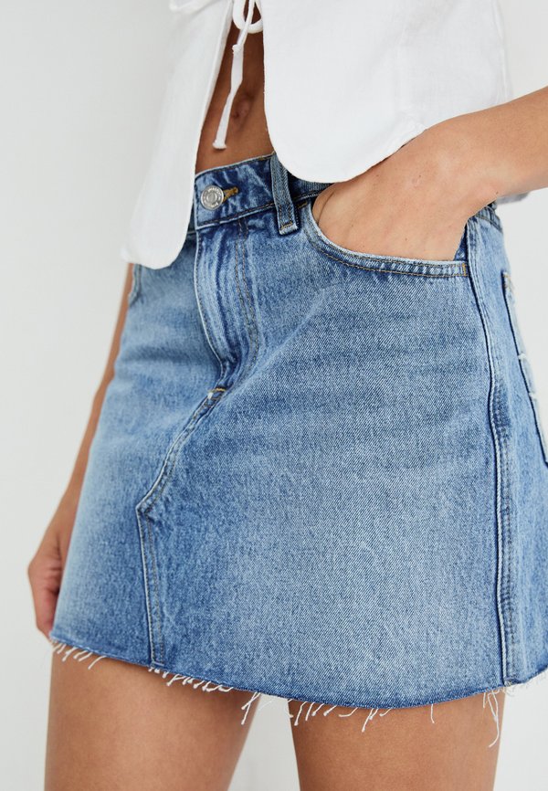 SHORT SKIRT - Denim skirt2