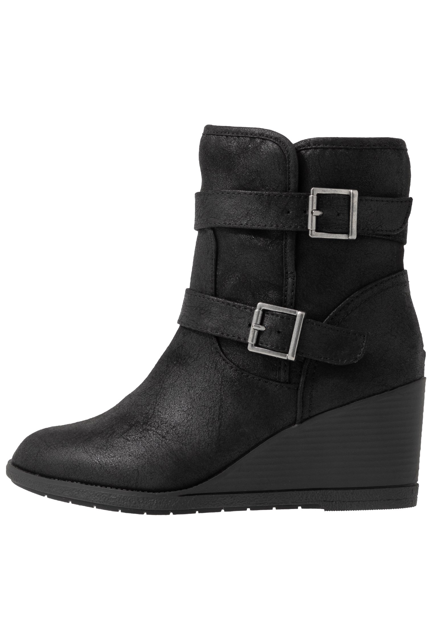 wide fit wedge ankle boots uk