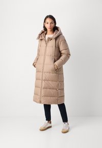 Marc O'Polo LONG COAT FEMININE SHAPE WITH HOOD Down