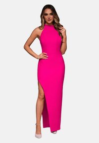 Ombre Společenské šaty - fuchsia