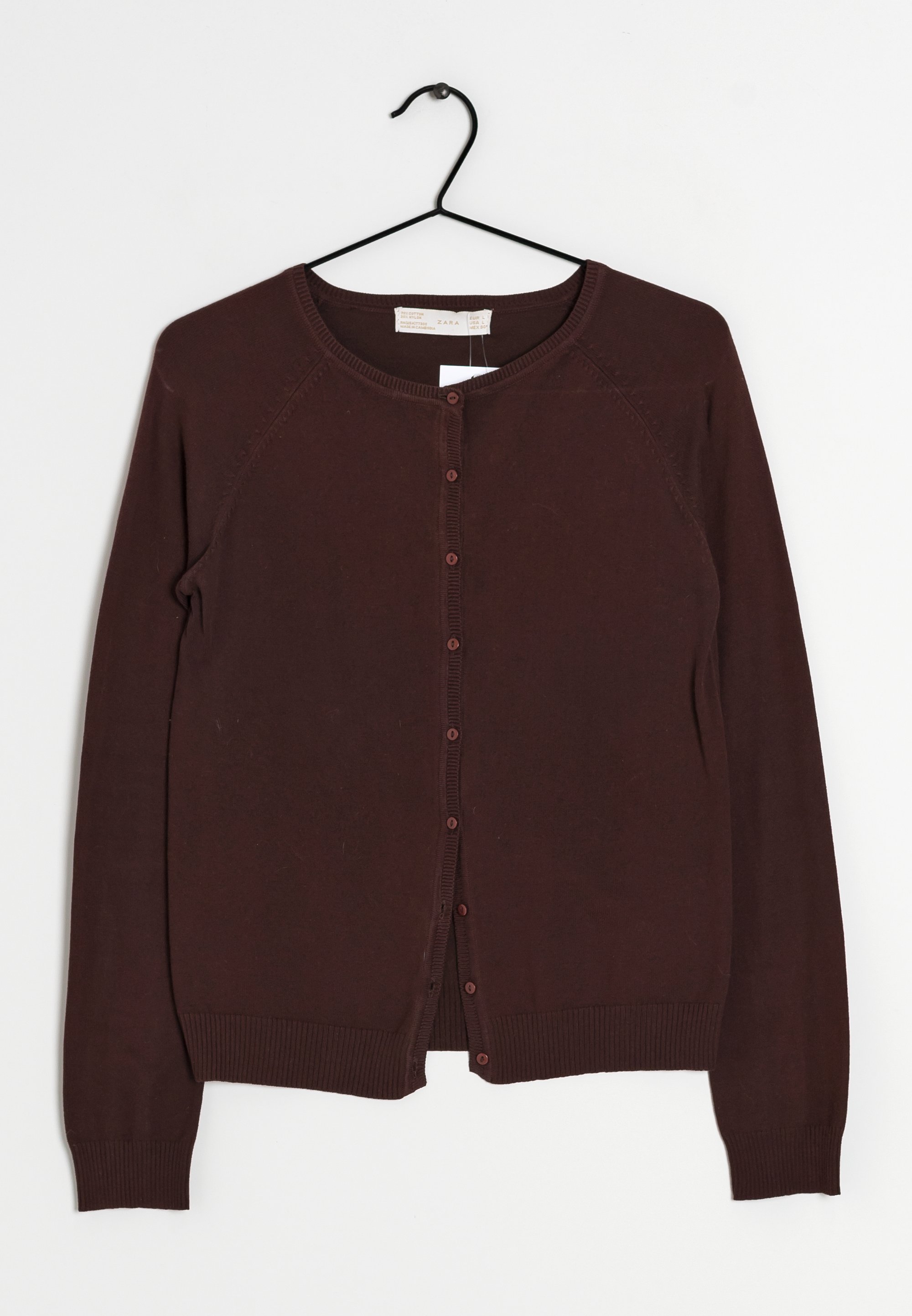 Zara Strickjacke brown/braun (Pre-owned) Zalando