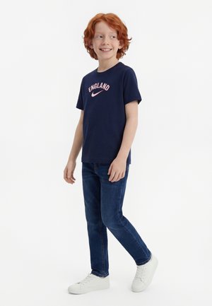 Nike Performance ENGLAND WORDMARK TEE - Športové tričko - obsidian