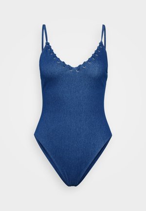 Good American DEEP DIVE  - Maillot de bain - denim rinse