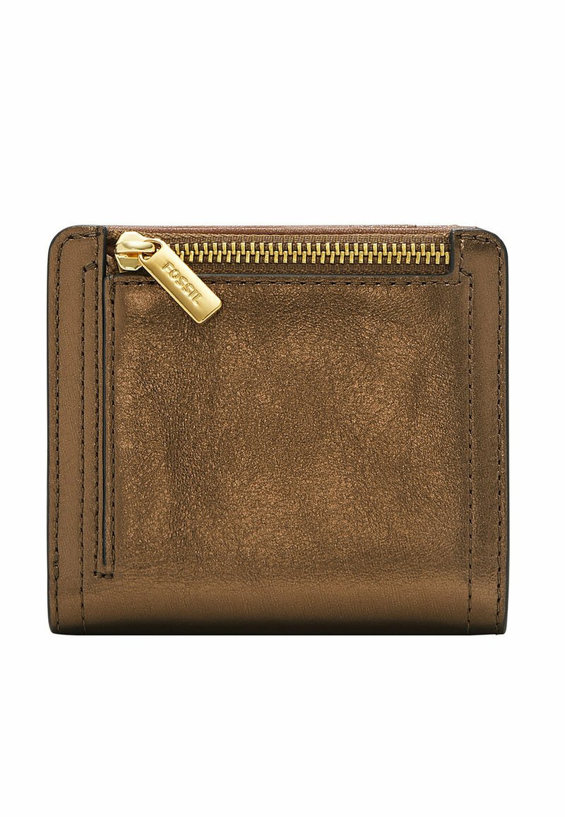 Fossil SMALL LOGAN - Plånbok - metallic/silverfärgad - Zalando.se