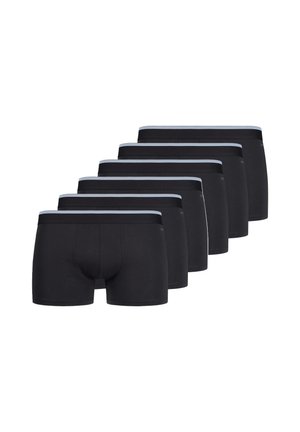 RETRO 6ER PACK BASIC - Boxer briefs - schwarz