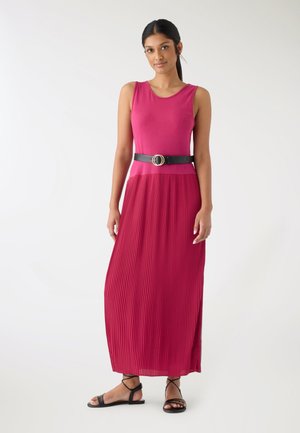 LUNGO - Vestito di maglina - fucsia scuro