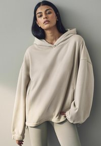 Next SOFT TOUCH COSY HEAVYWEIGHT LONGLINE  - Mikina - oatmeal