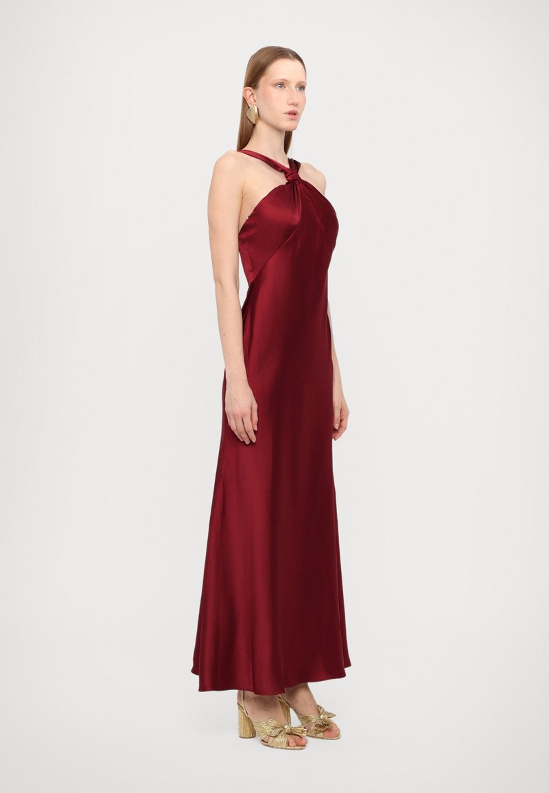 ML Monique Lhuillier MALLORY SLEEVELESS LONG DRESS - Occasion wear -  bordeaux - Zalando