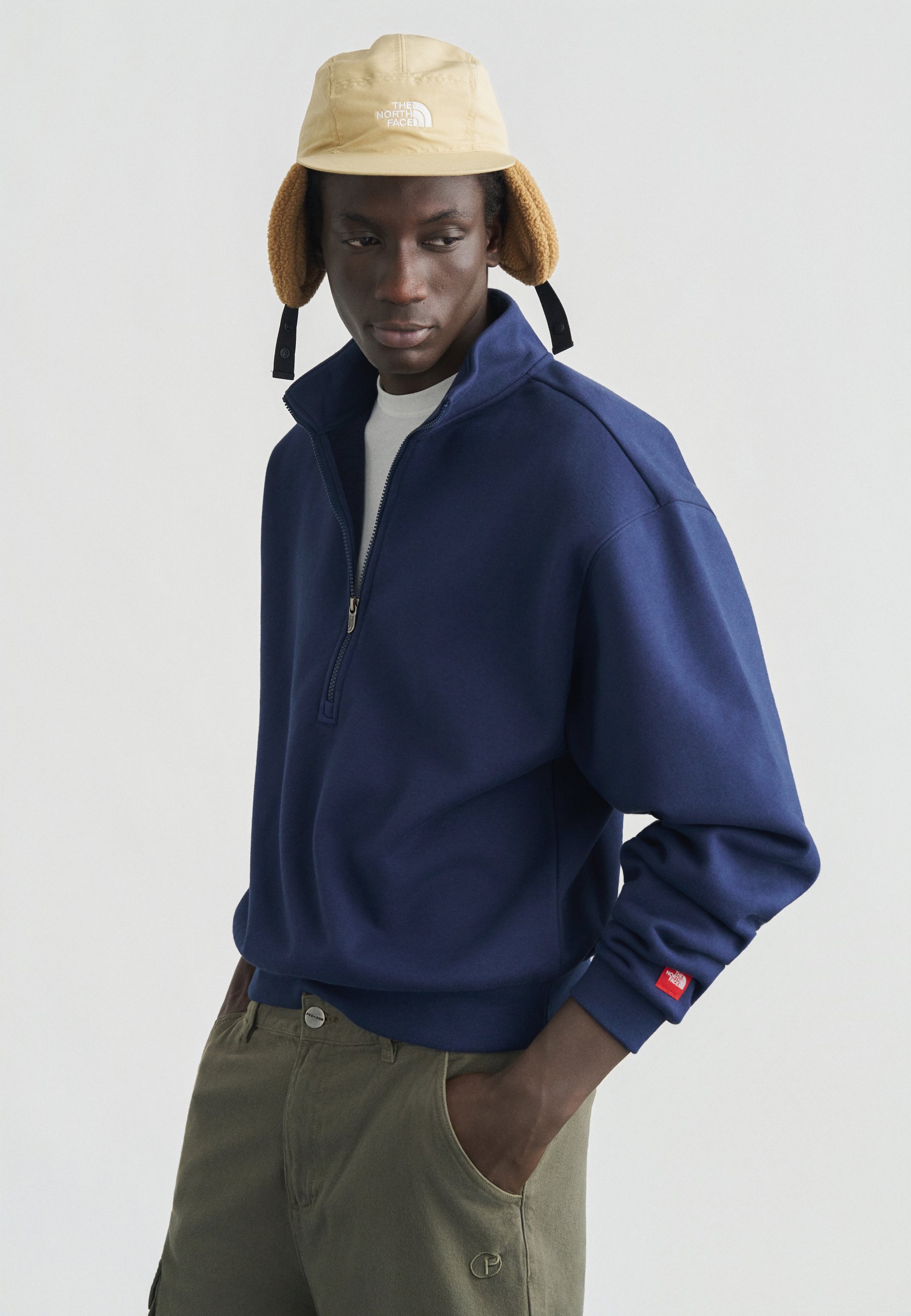 The North Face RED BOX HALF ZIP - Sweatshirt - summit navy/dark
