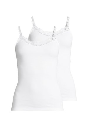 2ER PACK NADJA SPAGHETTI  - Unterhemd/-shirt - weiß