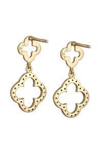 Elli SPARKLING CLOVER - Øreringe - gold-coloured