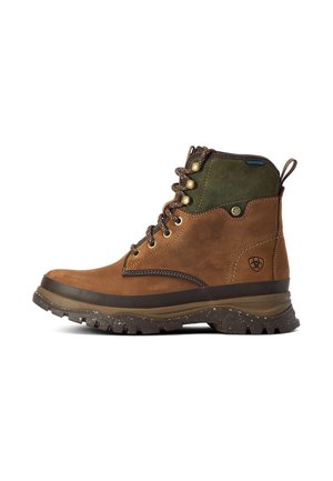 COUNTRY  MORESBY WATERPROOF - Lace-up ankle boots - oily distressed brown