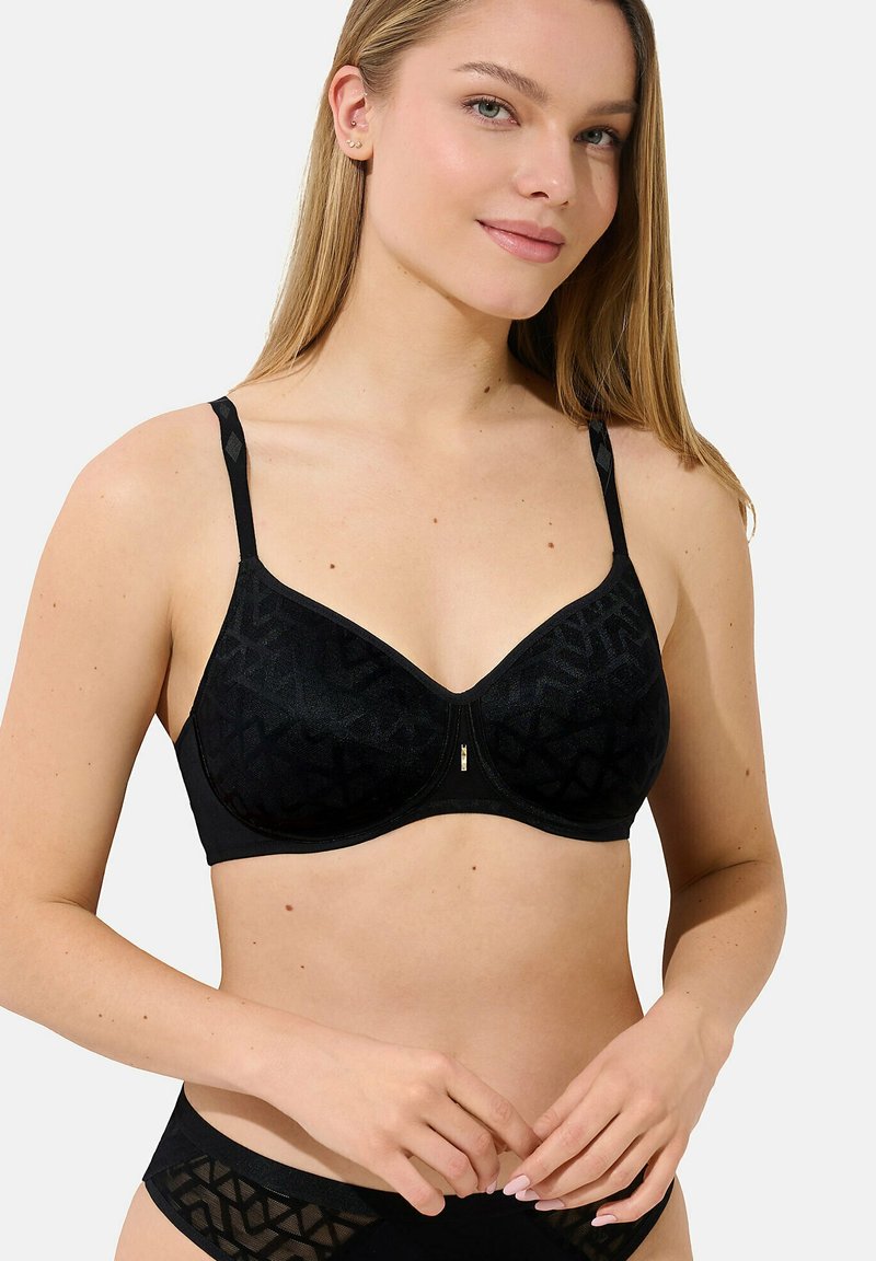 Lisca PRÉFORMÉ SANS ARMATURES OPAL - Beugel BH - noir