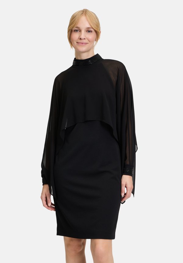 MIT STEHKRAGEN - Cocktailkleid/festliches Kleid - schwarz