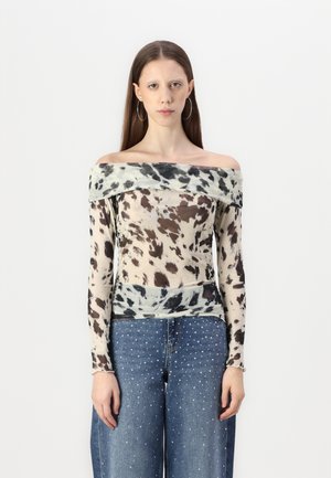 JXMINNA OFF SHOULDER - Long sleeved top - moonbeam