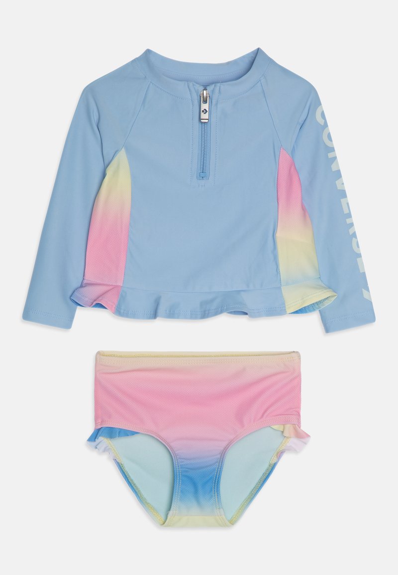 Converse RASH GUARD SET Bikini blue/blå Zalando.no